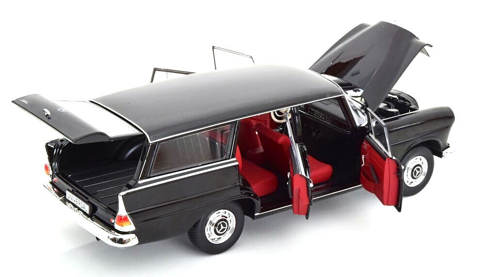 Mercedes-Benz 200 Universal W110 B II 1966 black 1:18 Norev