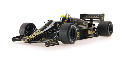 Lotus Renault 98T #12 Ayrton Senna 1986 dirty version 1:18 Minichamps 