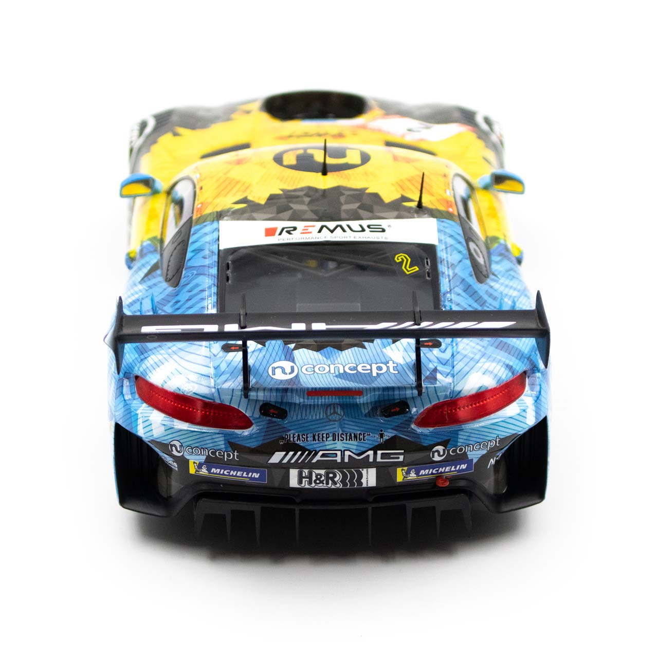 Mercedes-AMG GT3 EVO #2 HRT 24H Race Nürburgring 2020 1:18 Ixo Models