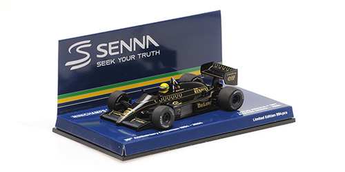 Lotus Renault 98T #12 A.Senna 1986 - dirty version 1:43 Minichamps