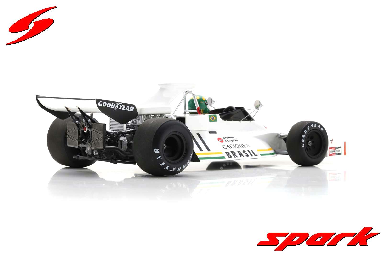 Brabham BT42  #11 Wilson Fittipaldi Monaco GP 1973 1:18 Spark