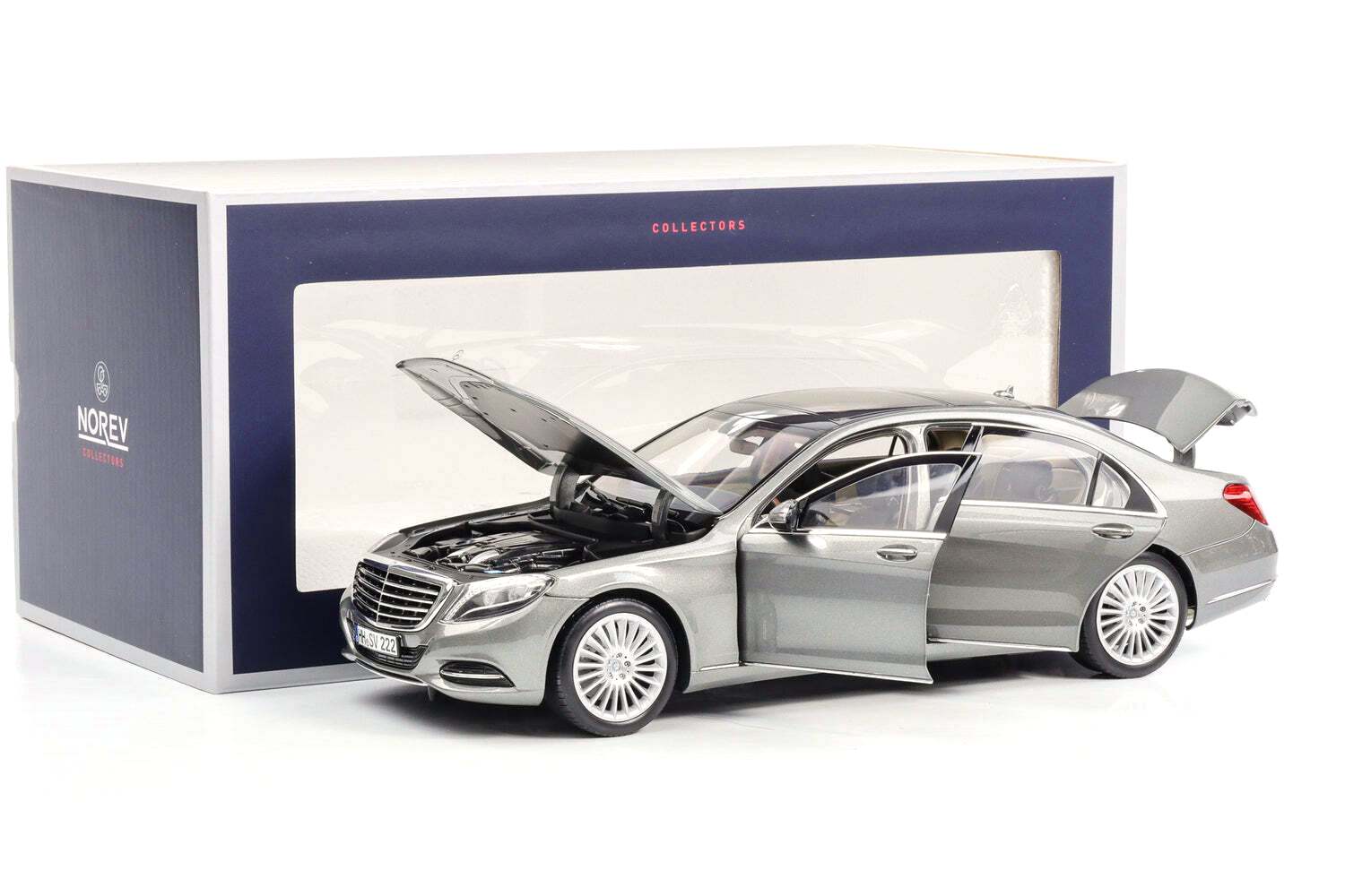 Mercedes-Benz S Klasse 2013 Iridium Silver 1:18 Norev