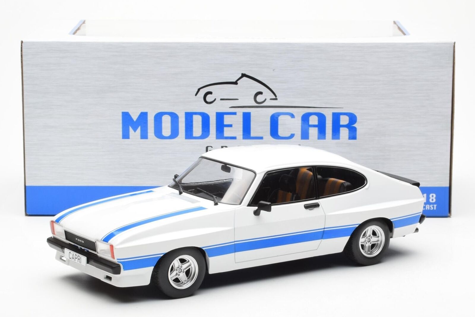 Ford Capri MK II X-Pack 1975 white 1:18 MCG Modelcar Group