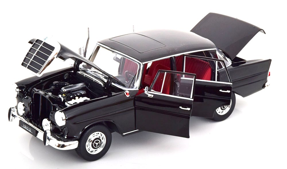 Mercedes-Benz 190D W110 1964 black 1:18 Norev