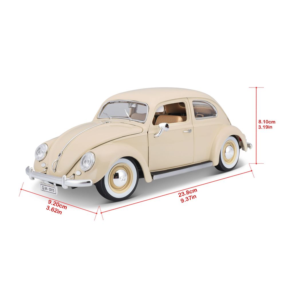 Volkswagen Kafer 1955 beige 1:18 Bburago