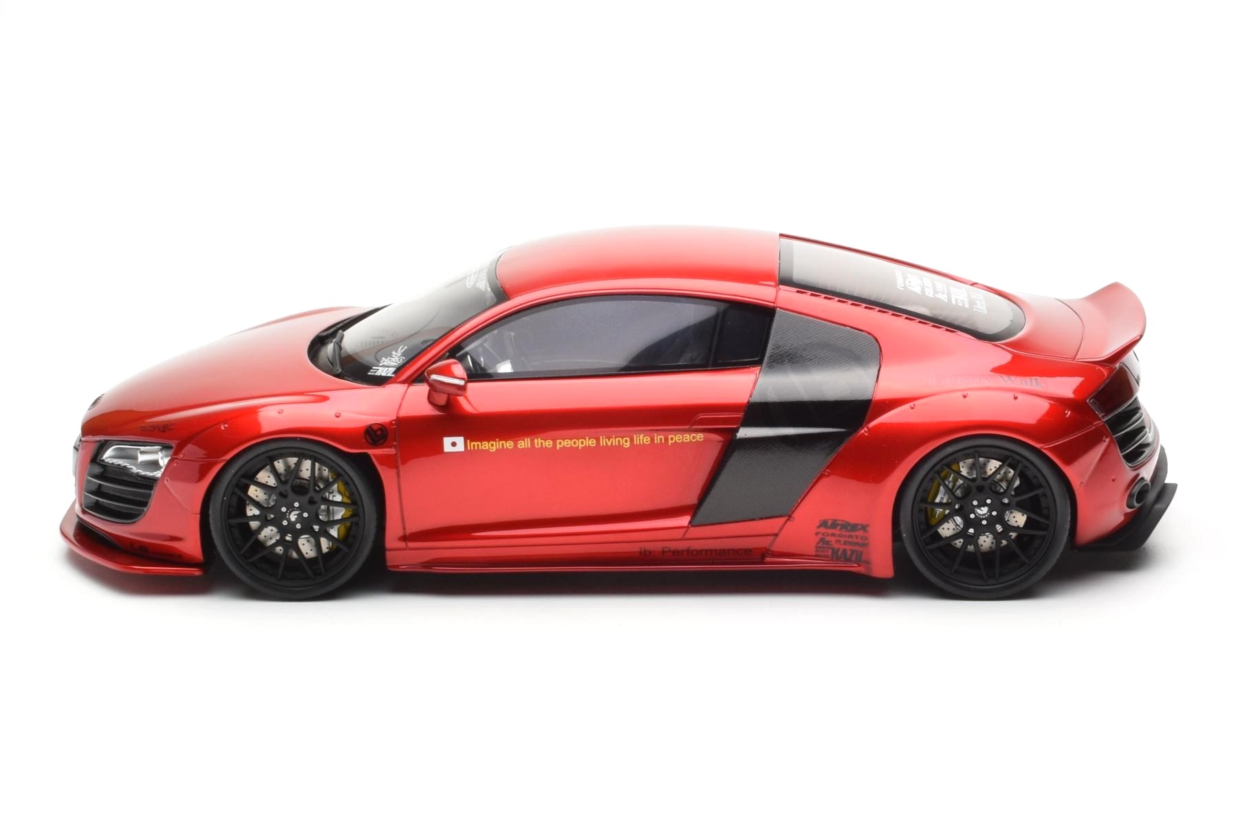 Audi R8 By LB-Works 2022 candy red 1:18 GT Spirit