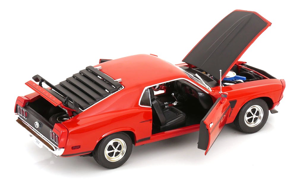 Ford Mustang Boss302 1969 red 1:18 Welly