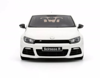 Volkswagen Scirocco 3 R Phase 1 2008 Candy White LB9A 1:18 OttOmobile