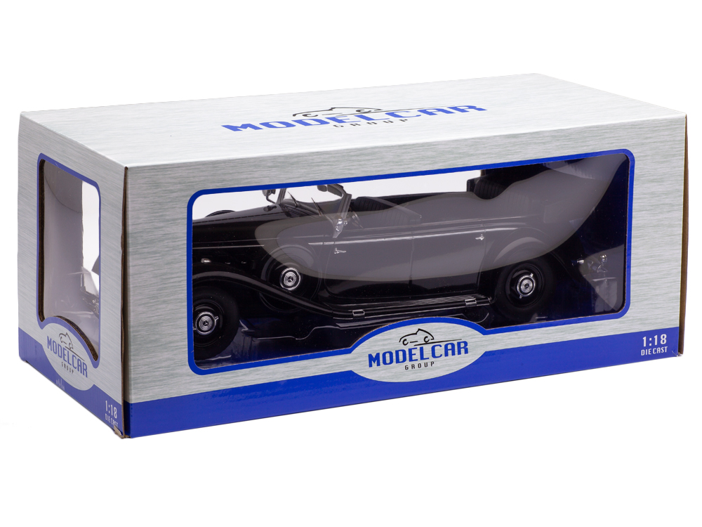 Mercedes-Benz 770 W150 Convertible 1938 black 1:18 MCG Modelcar Group