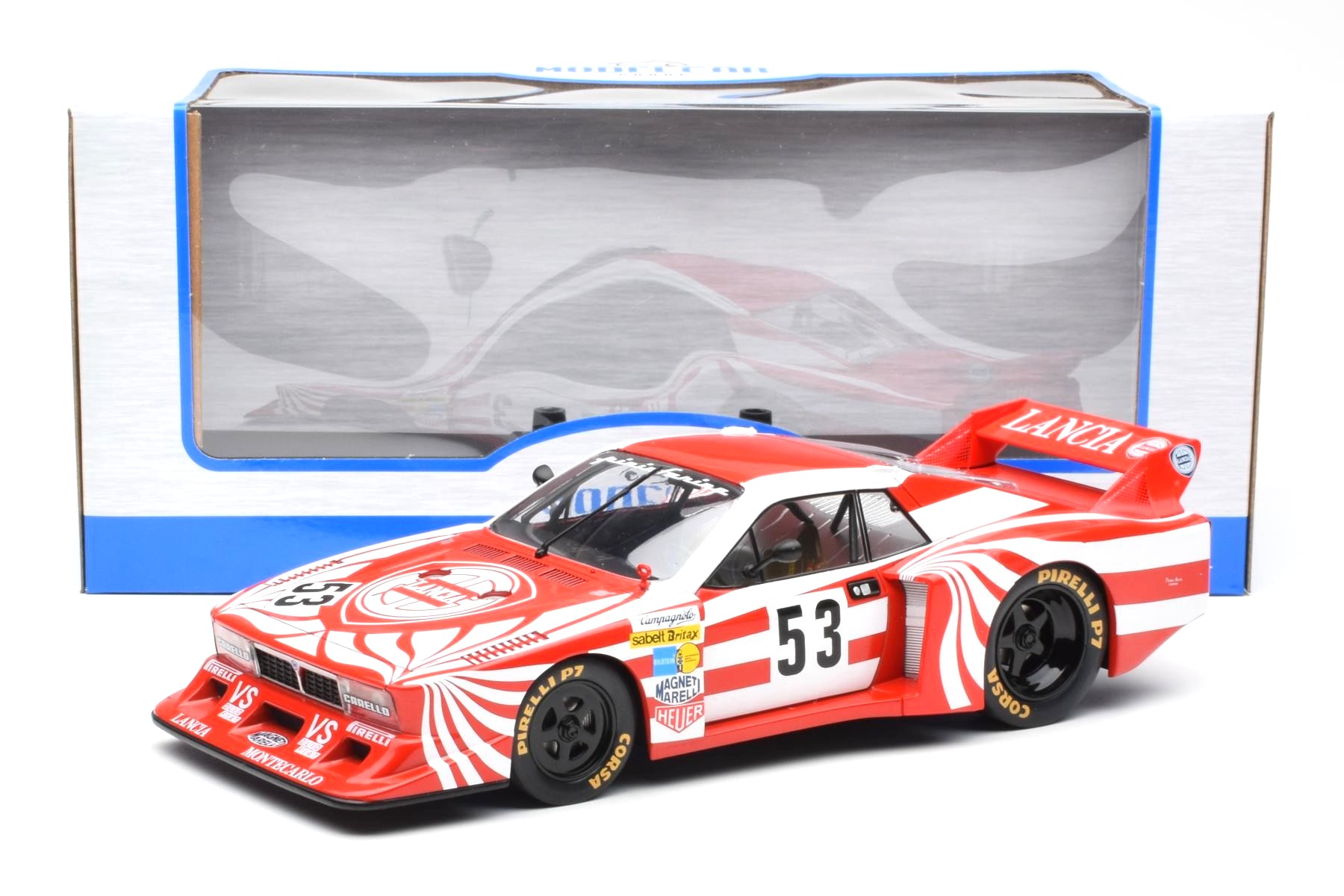 Lancia Beta Montecarlo Gr.5 #53 Patrese/Cheever 6H Silverstone 1980 1:18 MCG Modelcar Group