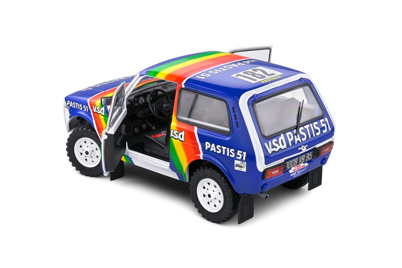 Lada Niva #182 Jabouille/Sardou Rally Paris-Dakar 1984 1:18 Solido