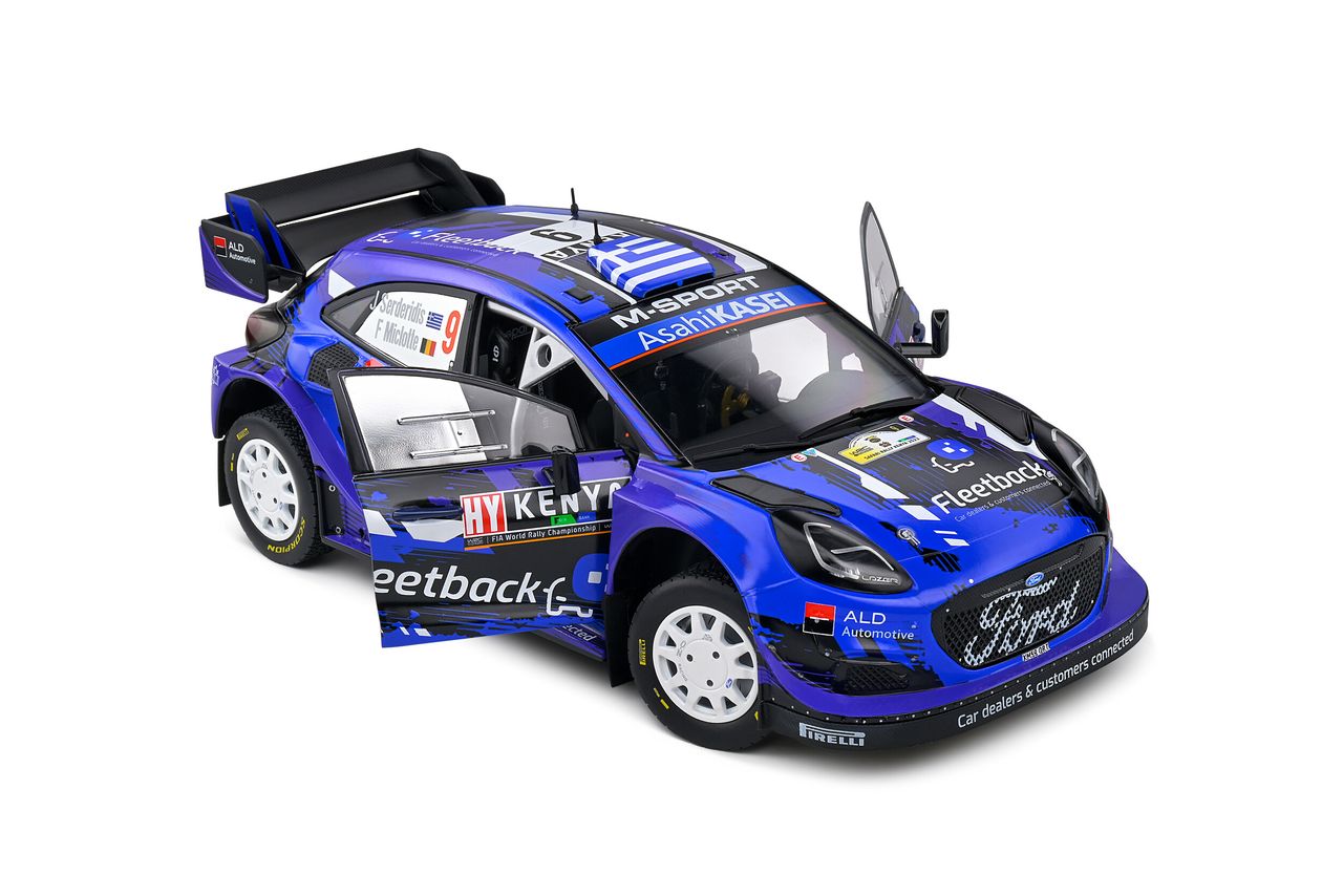 Ford Puma Rally 1 #9 Serderidis/Miclotte Rally Kenya 2022 1:18 Solido