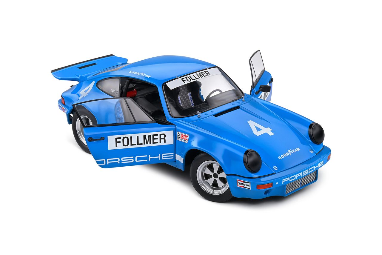 Porsche 911 IROC #4 Follmer IROC Riverside 1974 1:18 Solido