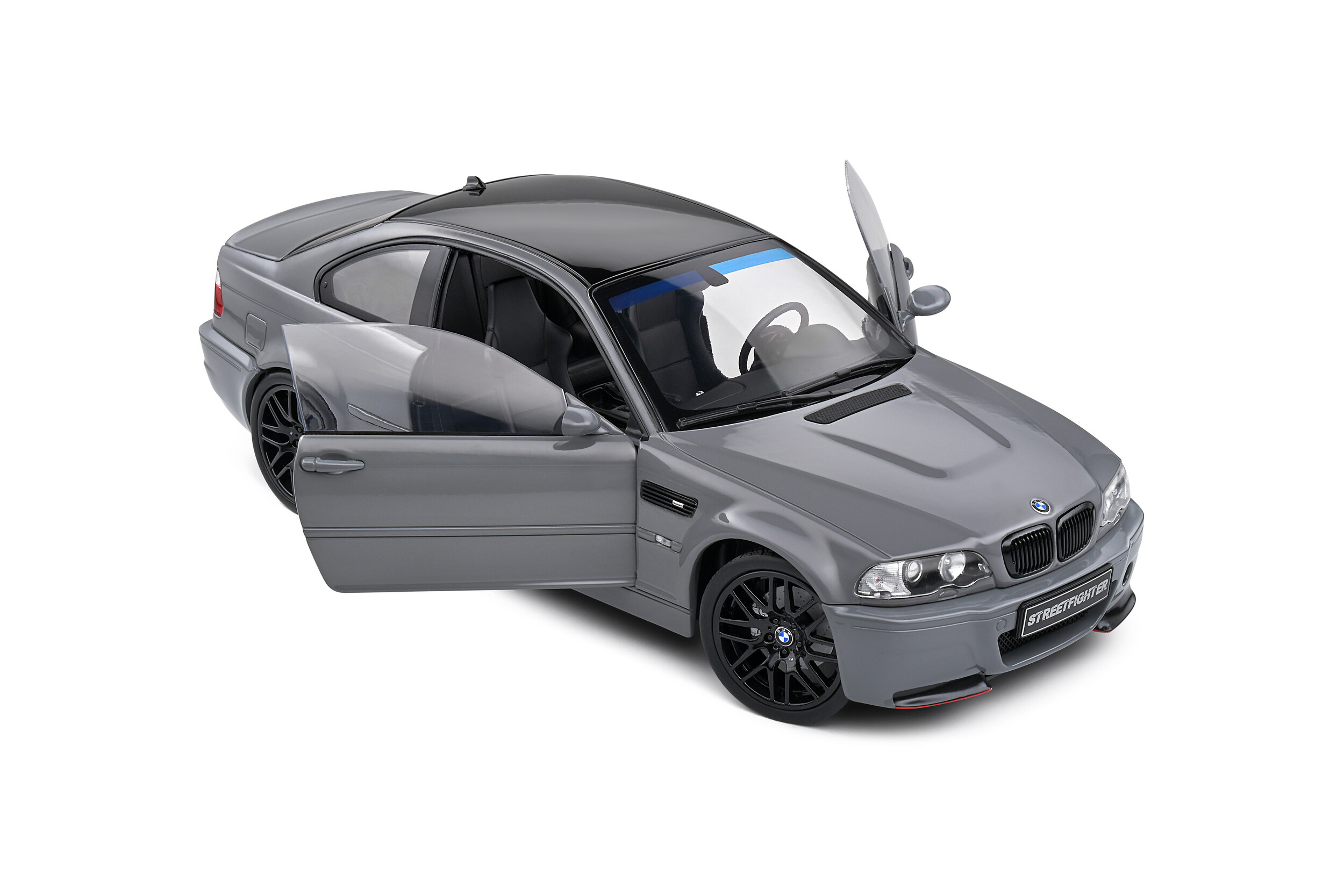 BMW M3 E46 Coupe Streetfighter 2000 grey 1:18 Solido