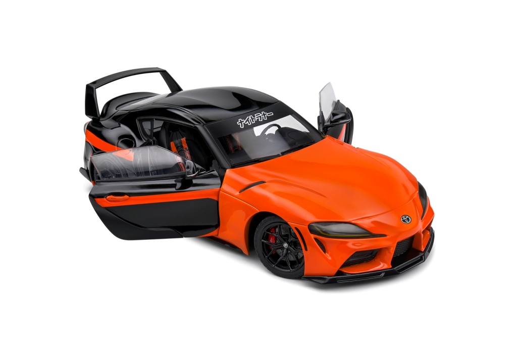 Toyota GR Supra 2024 orange 1:18 Solido
