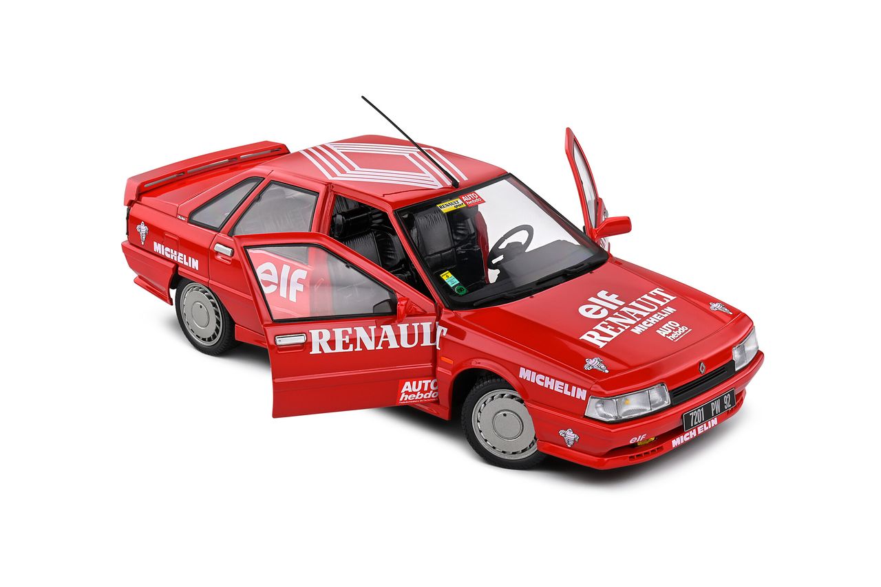 Renault 21 MK.1 Turbo Record De Vitesse Sur Glace 1988 1:18 Solido