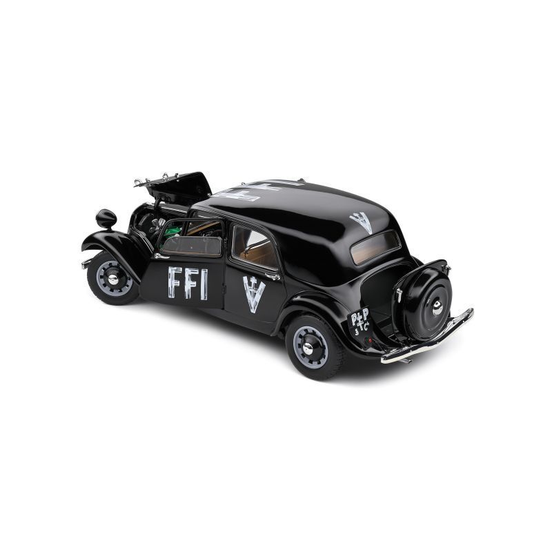 Citroen Traction 7 FFI 1944 black 1:18 Solido