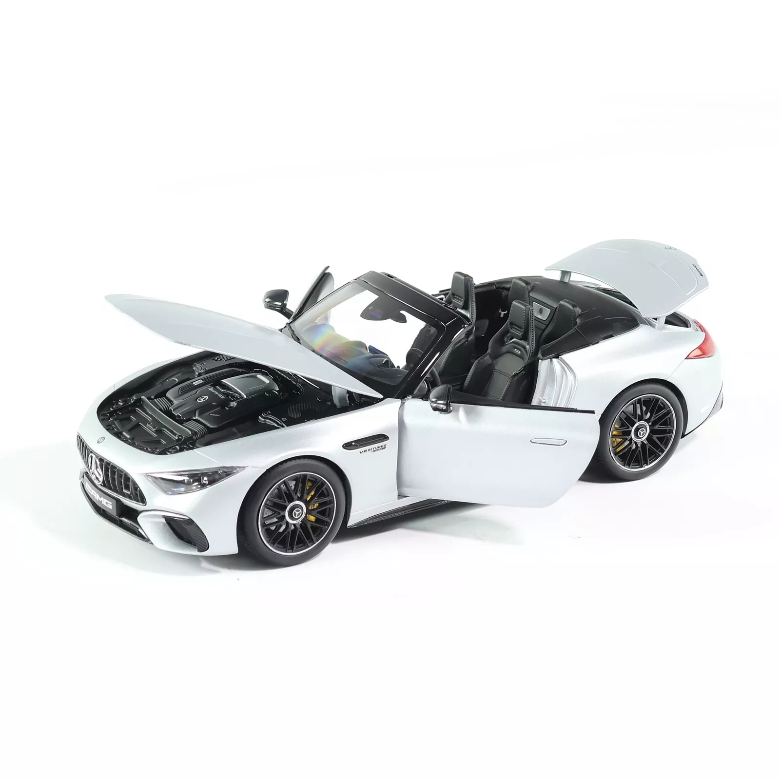 Mercedes-AMG SL 63 R232 Manufaktur hightech silver magno 1:18 iScale