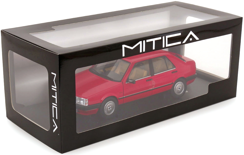 Fiat Croma 2.0 Turbo IE 1988 red rosso corsa 854 1:18 Mitica