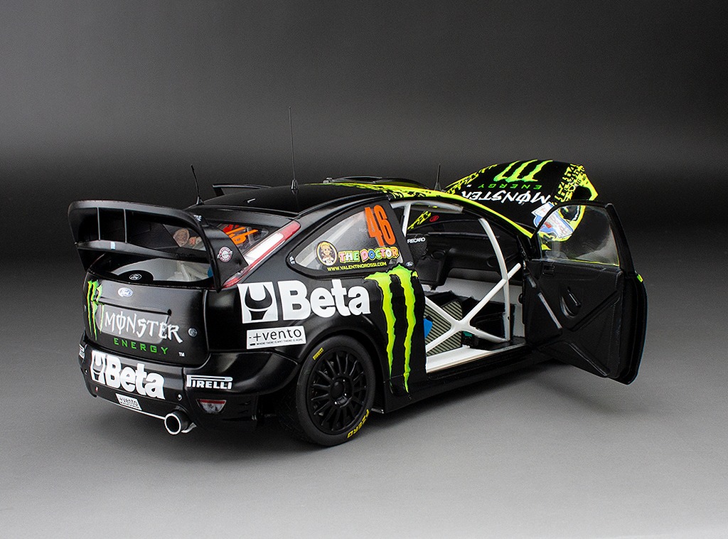 Ford Focus RS WRC08 #46 Rossi/Cassina Rallye Monza 2009 1:18 Sun Star
