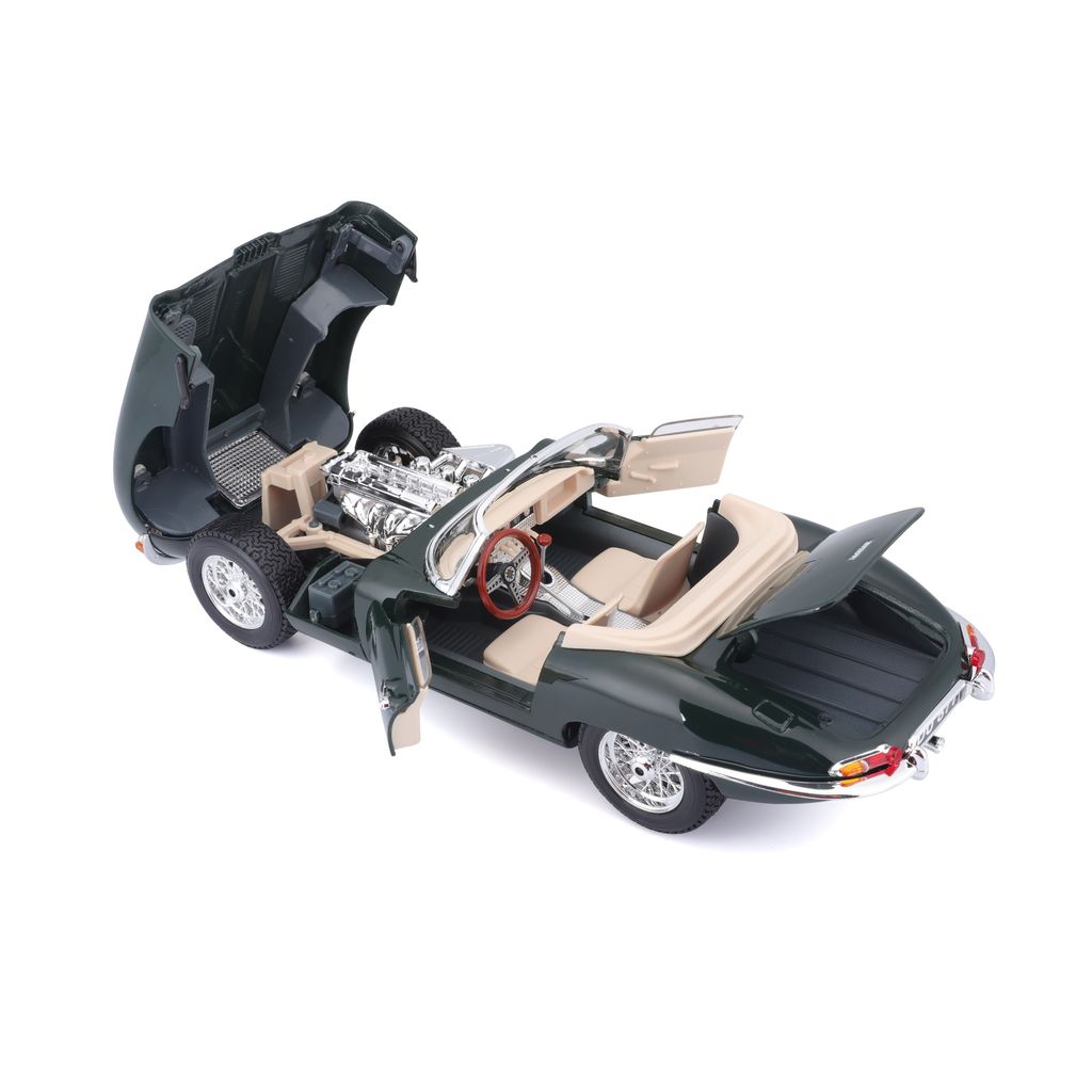 Jaguar E Type Cabrio 1961 green 1:18 Bburago
