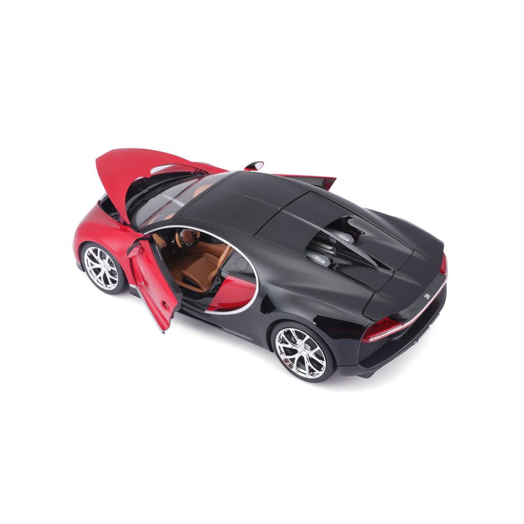 Bugatti Chiron red/black 1:18 Bburago