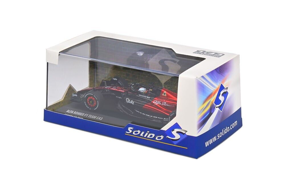 Alfa Romeo F1 C43 Team Stake #77 V.Bottas Bahrein GP 2023 1:43 Solido