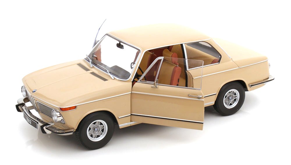 BMW 1602 1-Series 1971 beige 1:12 KK Scale