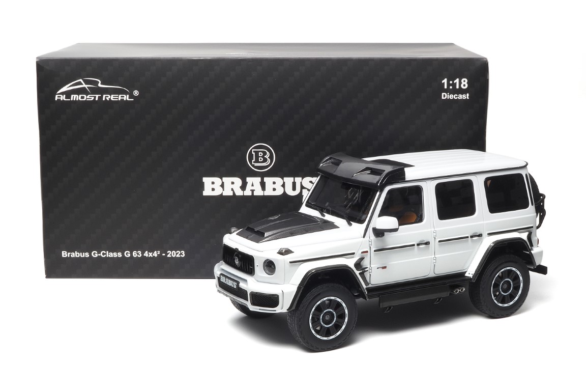 Brabus G-Class G63 4x4 2023 diamond white 1:18 Almost Real