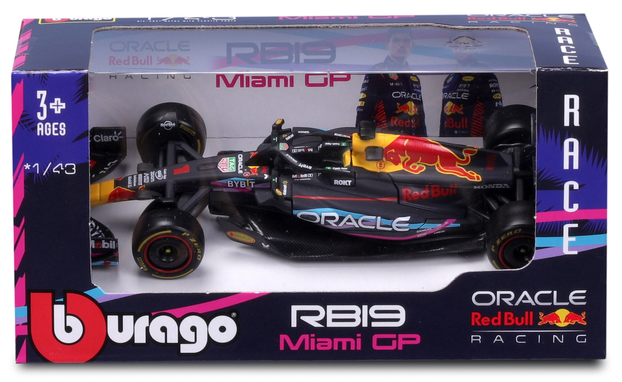 Red Bull RB19 #1 M.Verstappen Winner Miami GP 2023 1:43 Bburago