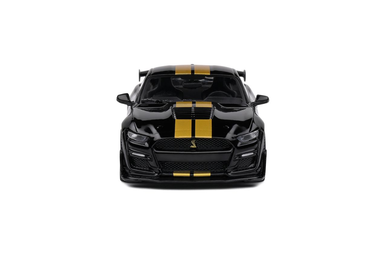 Shelby Mustang GT500 2020 black/gold stripe 1:43 Solido