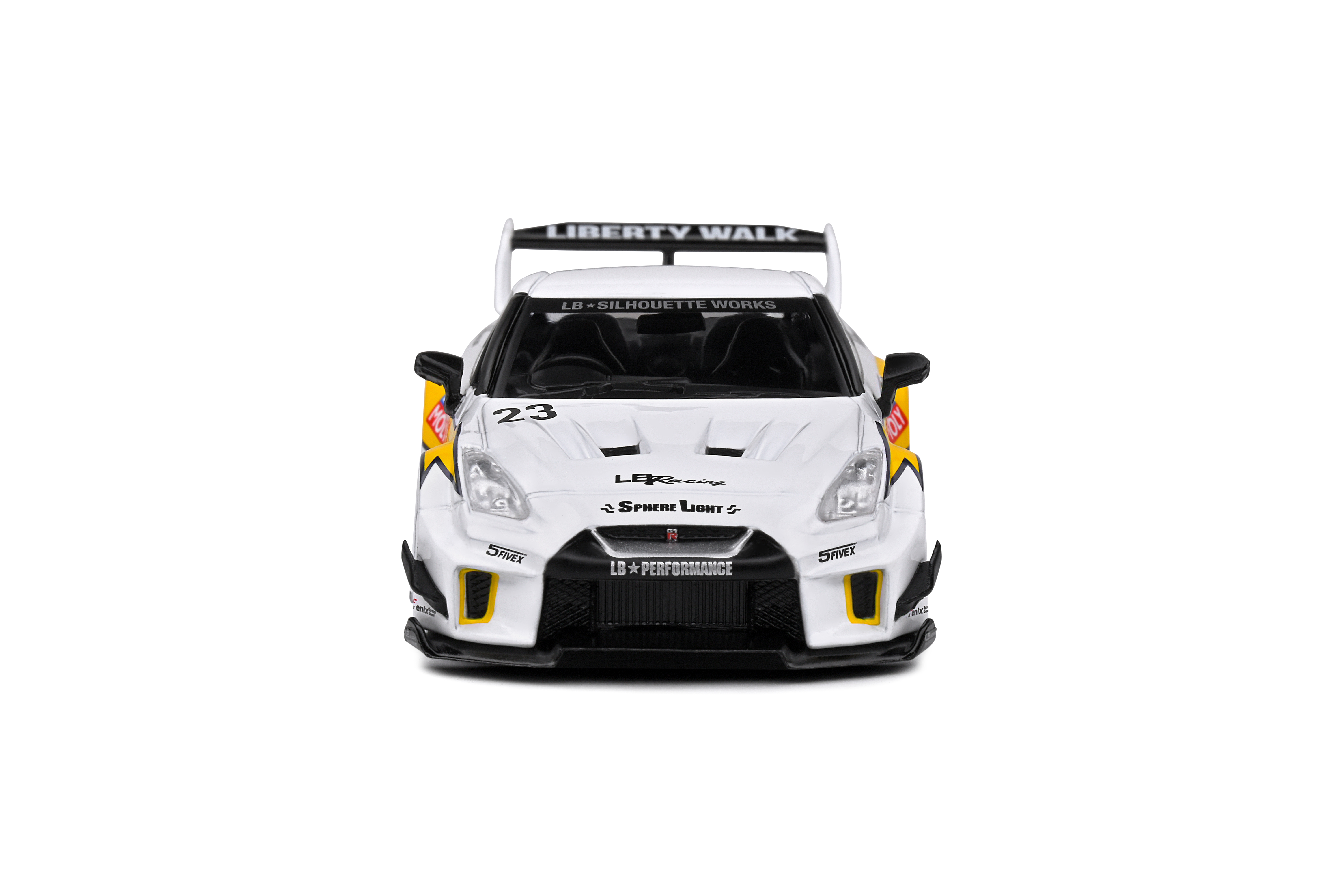Nissan GTR35 LBWK Silhouette 2019 white 1:43 Solido