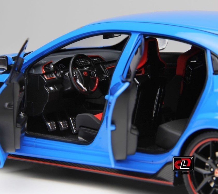 Honda Civic Type-R FK8 2020 blue 1:18 LCD Model