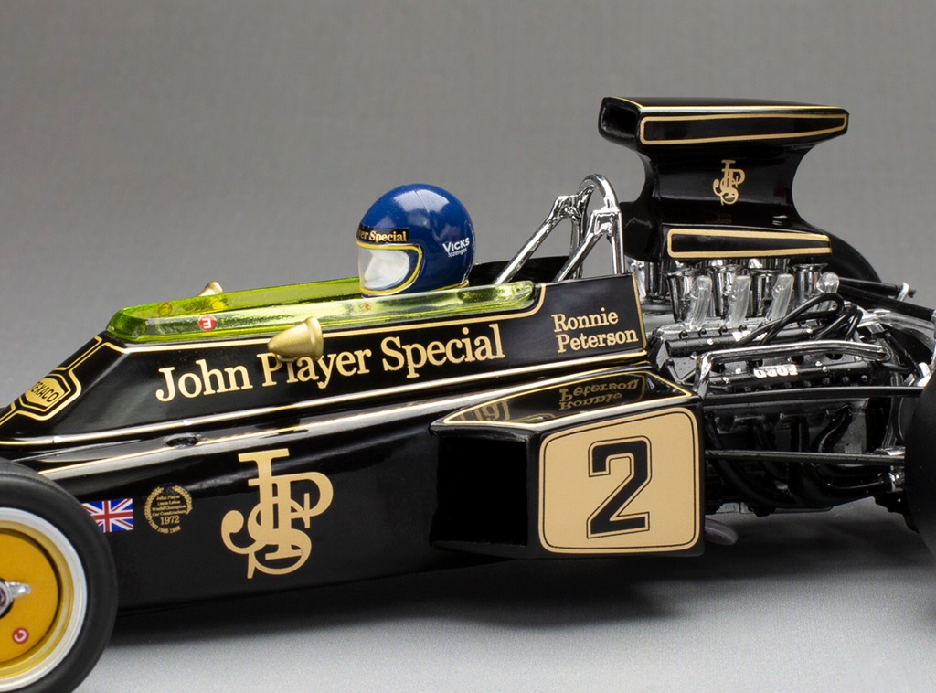 Lotus 72E #2 R.Peterson Winner Monaco GP 1973 1:18 Quartzo