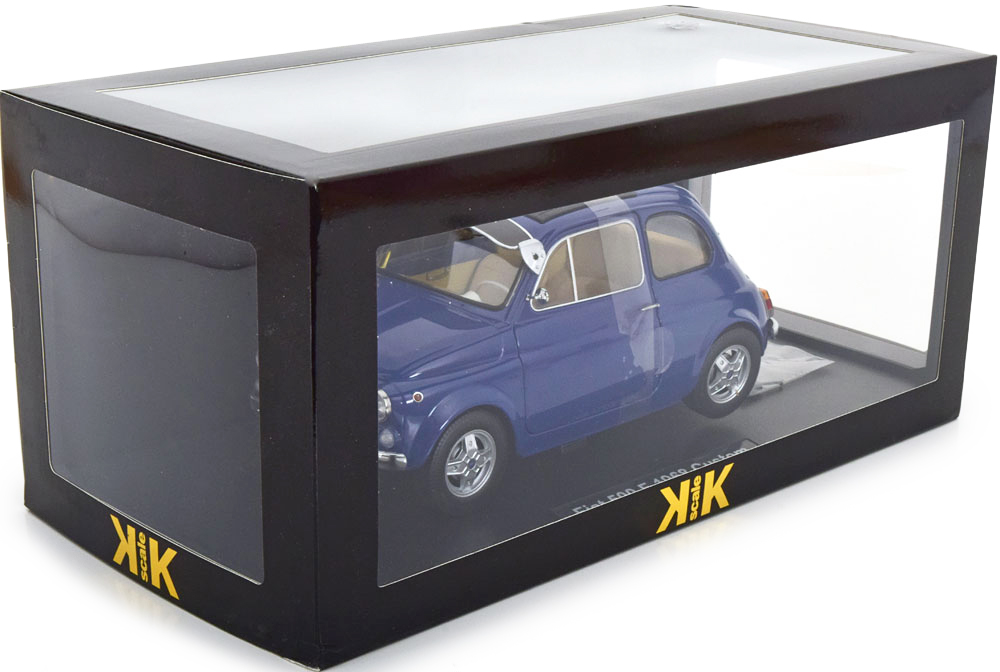 Fiat 500 F Custom 1968 blue 1:12 KK Scale