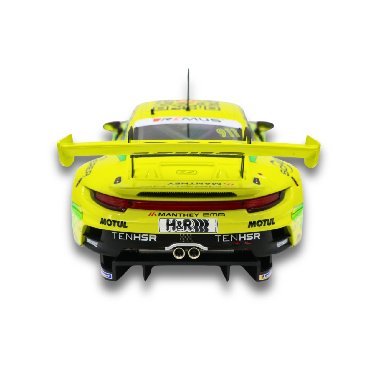 Porsche 911 992 GT3 R Team Manthey EMA #911 Preining/Estre/Makowiecki/Christensen 24H Nürburgring 2023 1:18 Ixo Models
