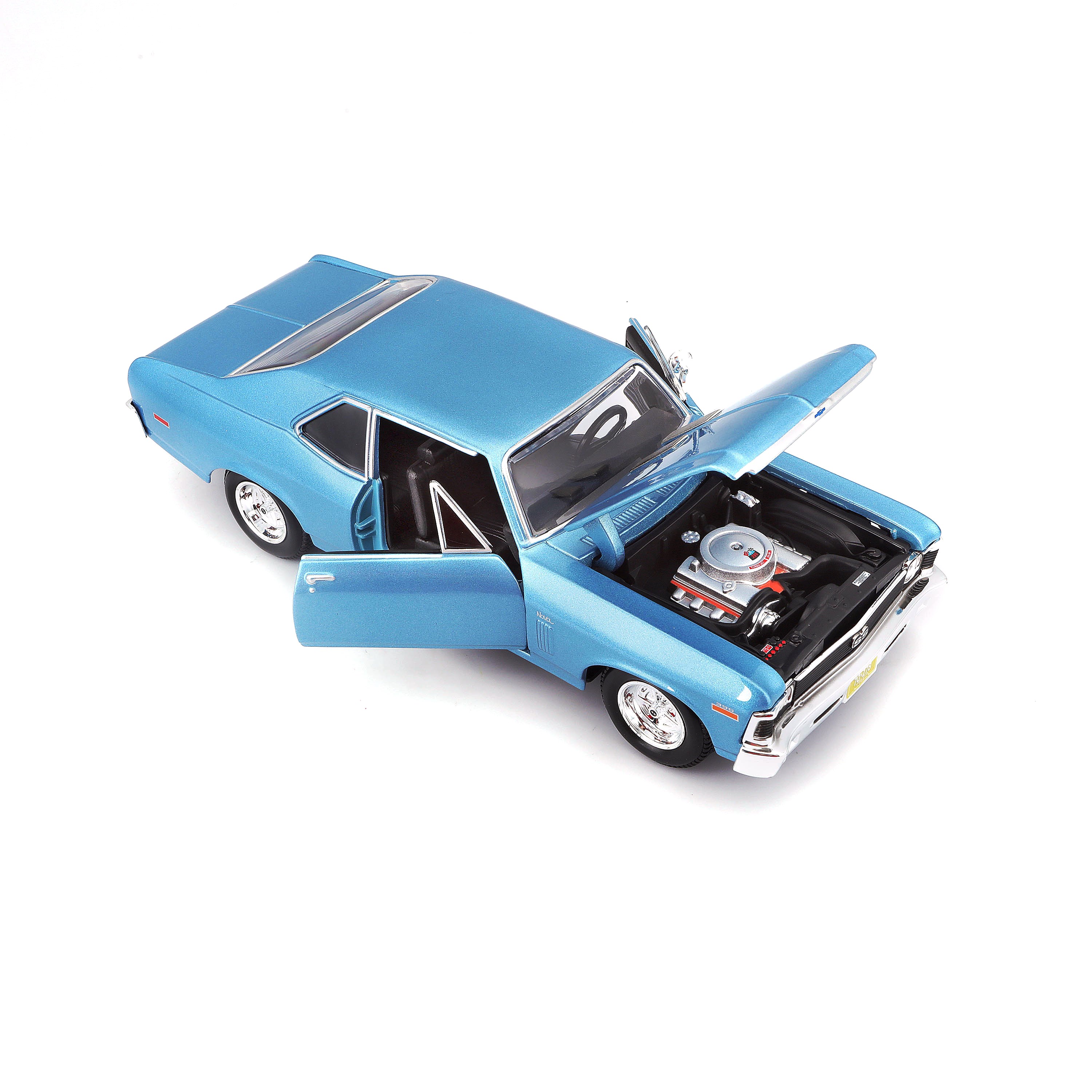 Chevrolet Nova SS 1970 blue 1:24 Maisto