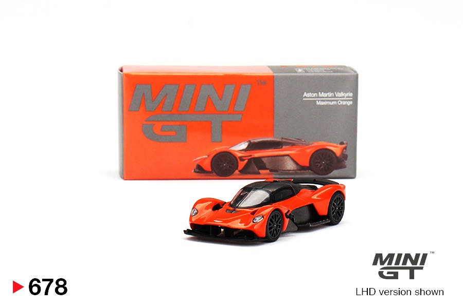 Aston Martin Valkyrie Maximum Orange 1:64 Mini GT