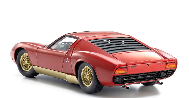 Lamborghini Miura P400 1968 red/gold 1:18 Kyosho