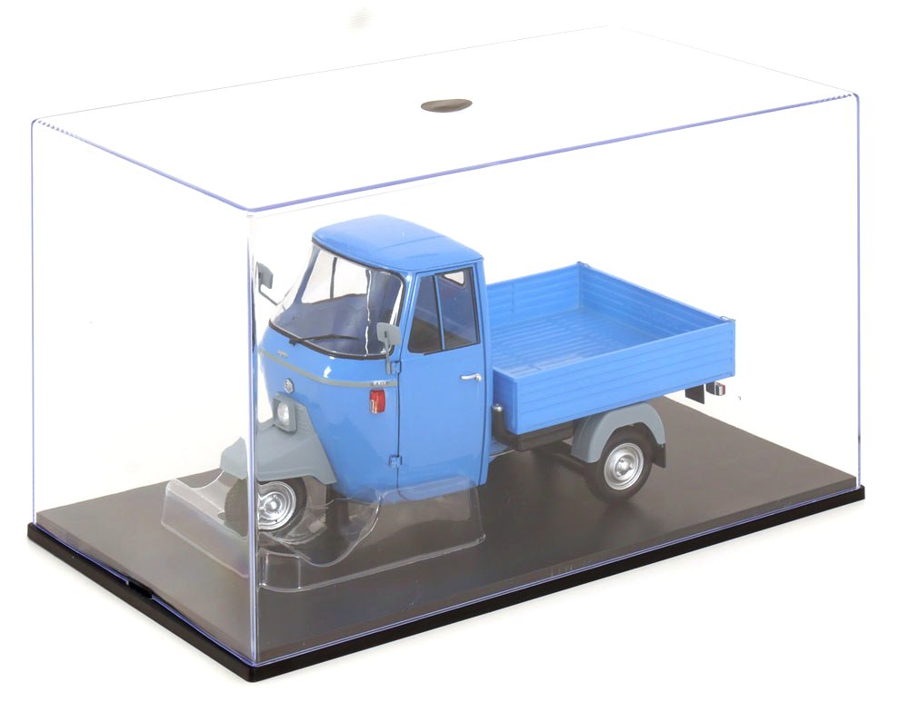 Piaggio APE P501 Open 1979 with Showcase blue 1:18 Mitica