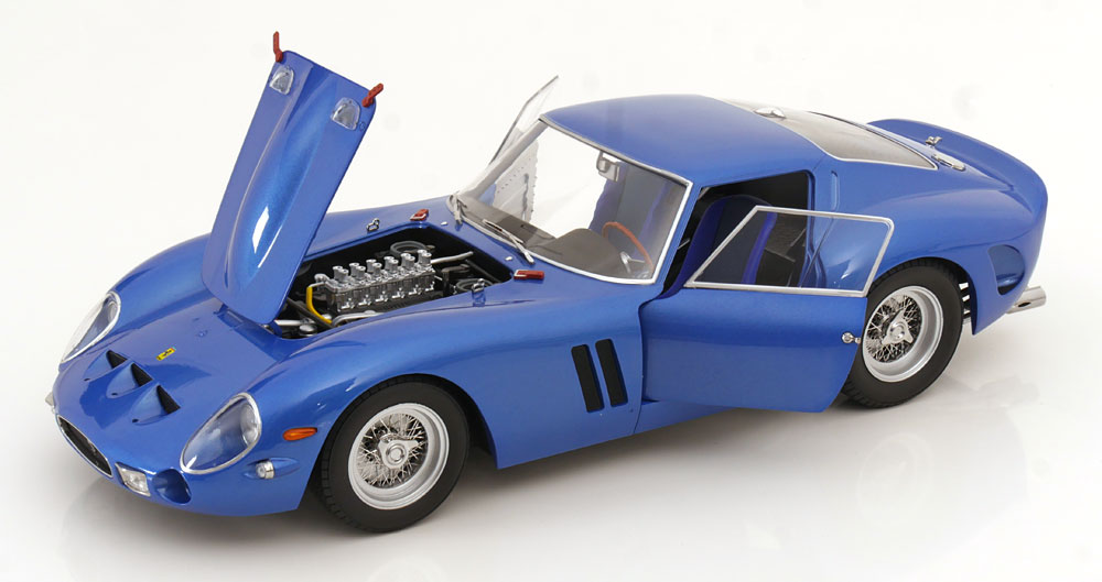 Ferrari 250 GTO 1962 blue metallic 1:12 KK Scale