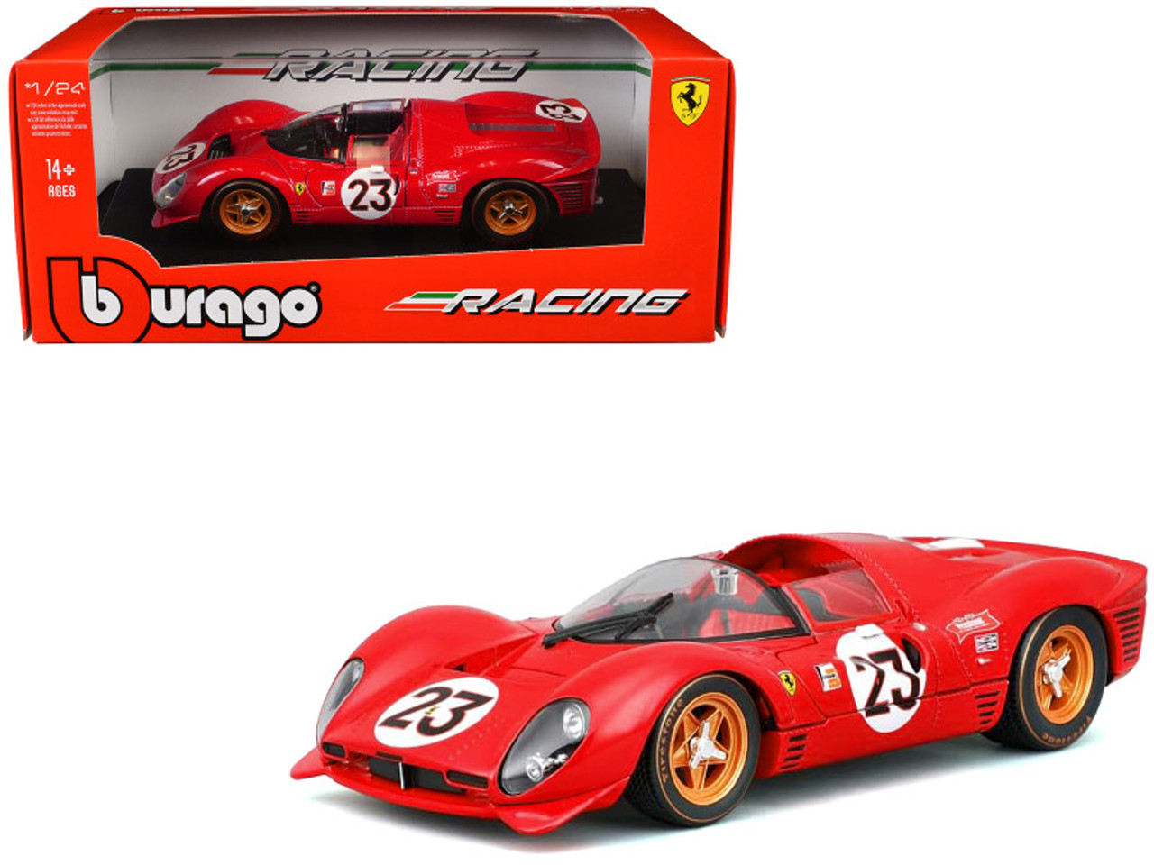 Ferrari 330 P4 #23 Bandini/Amon 24H Daytona 1967 1:24 Bburago