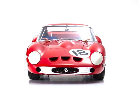 Ferrari 250 GTO Team NART #18 P.Rodriguez Winner 3H Daytona 1963 1:18 Kyosho