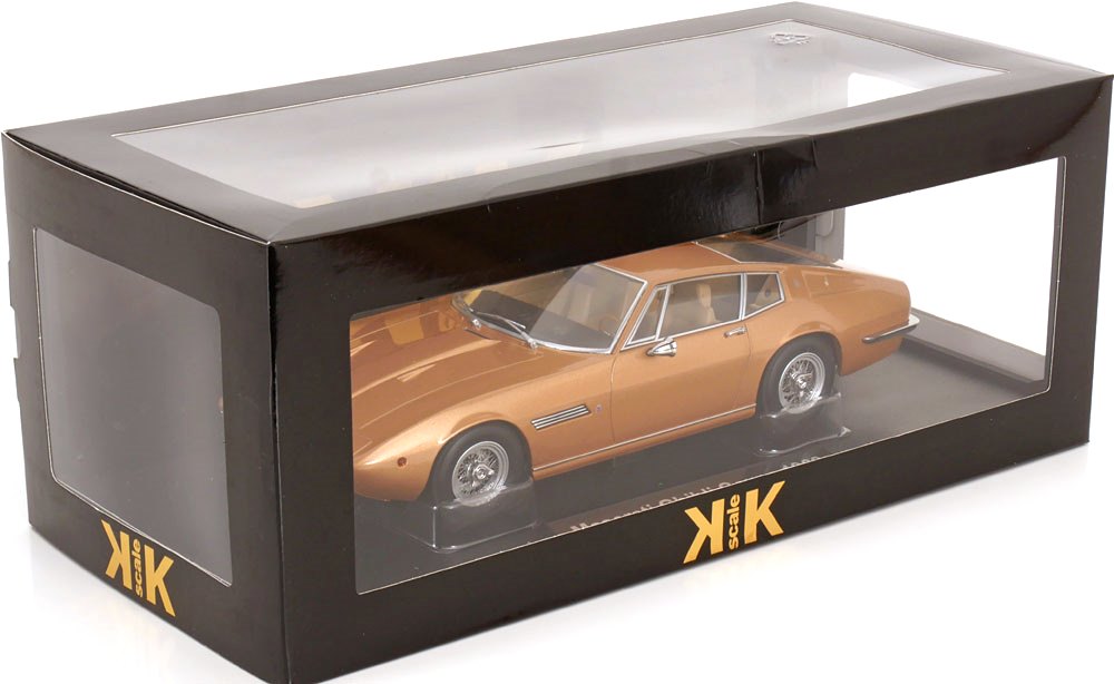 Maserati Ghibli Coupe 1969 gold metallic 1:18 KK Scale