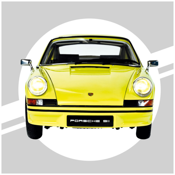 Porsche 911 RS 2.7 yellow/black 1:8 Ixo Models