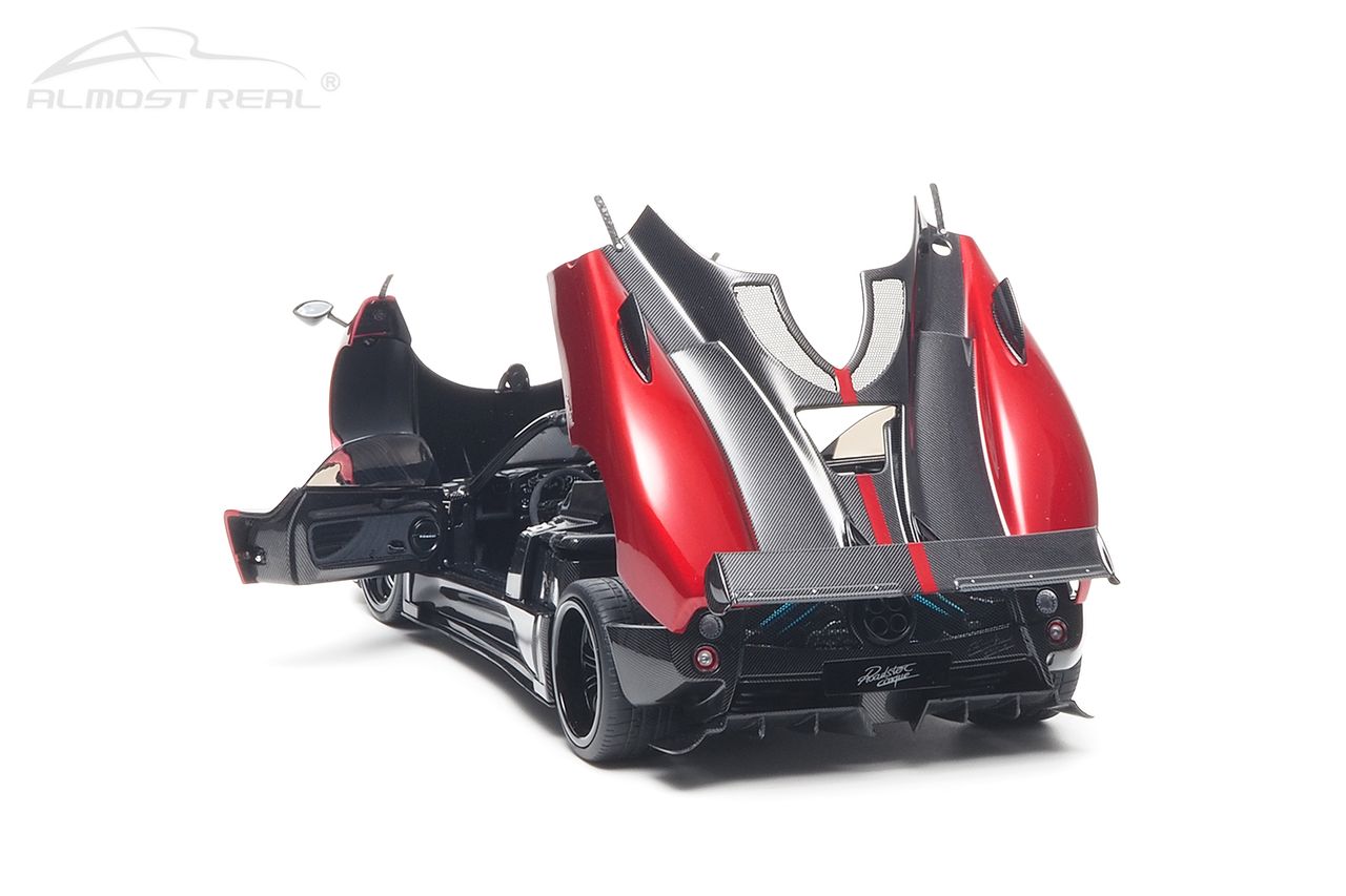 Pagani Zonda Cinque Roadster 2009 rosso Dubai 1:18 Almost Real