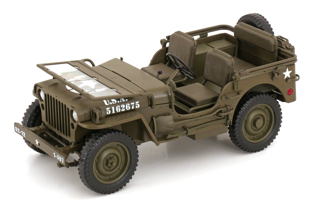 Jeep Willys US ARMY green 1:18 Welly
