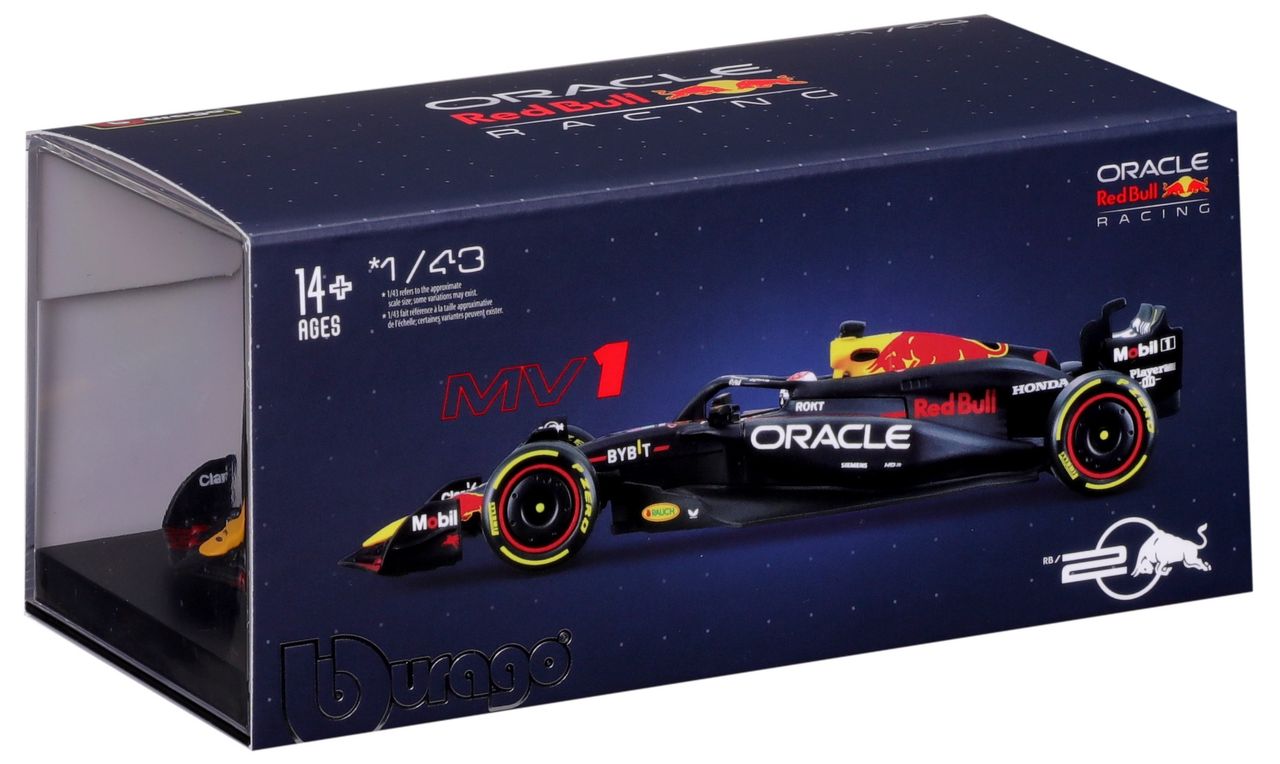 Red Bull RB20 #1 M.Verstappen F1 2024 with Helmet 1:43 Bburago