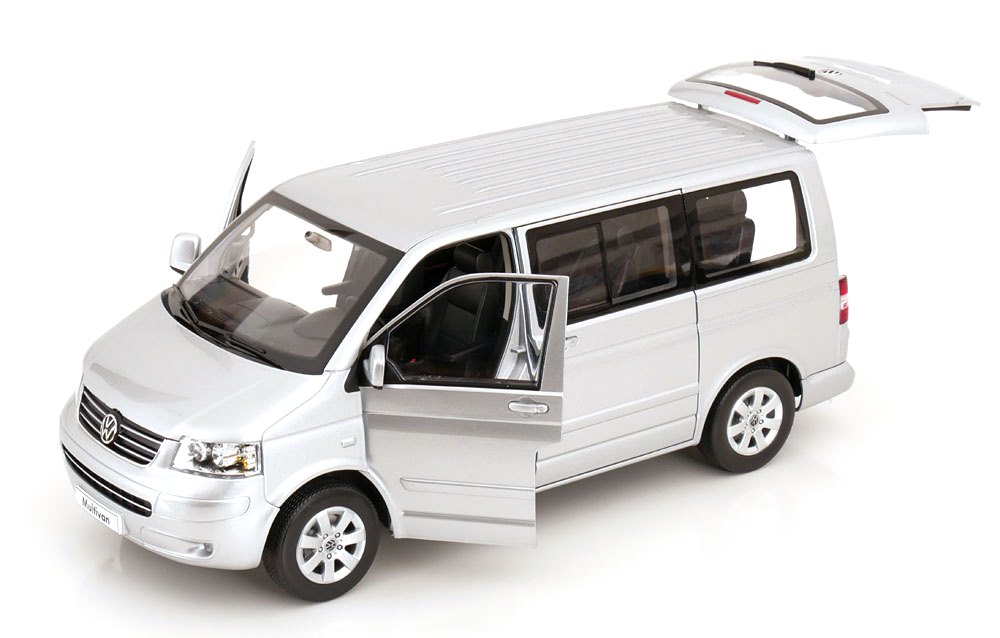 Volkswagen T5 Multivan 2003 silver 1:18 Norev