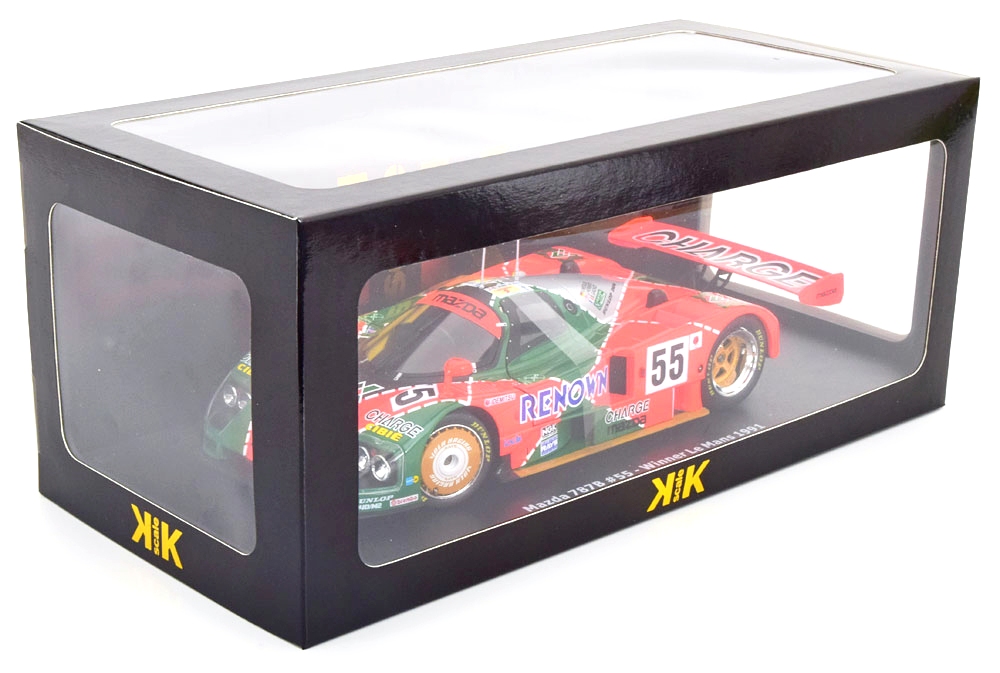 Mazda 787B 2.6L #55 Gachot/Herbert/Weidler Winner 24H Le Mans 1991 1:18 KK Scale